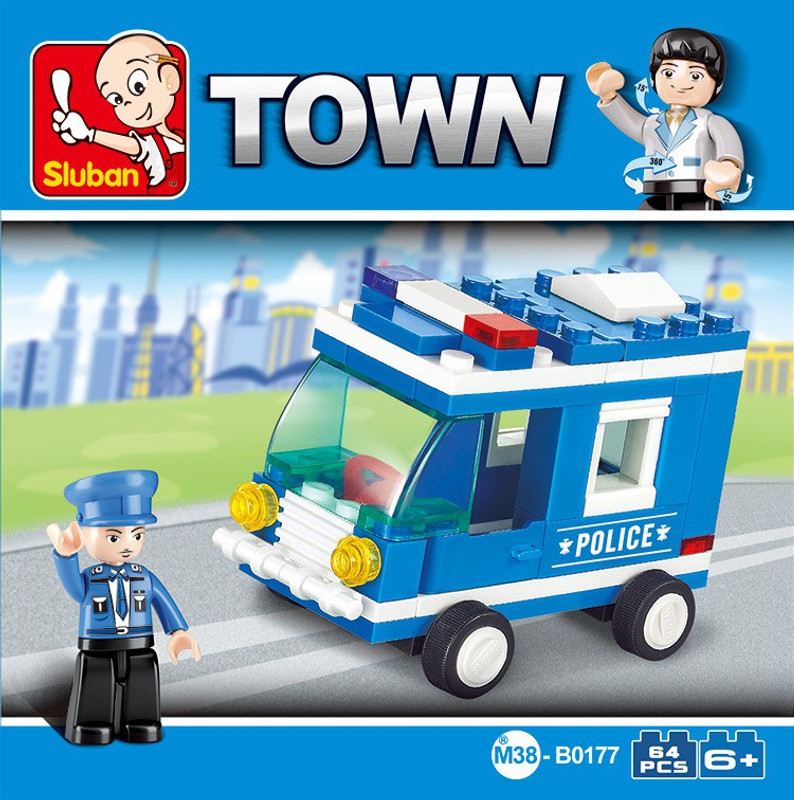 Sluban Police Car(Multicolor)