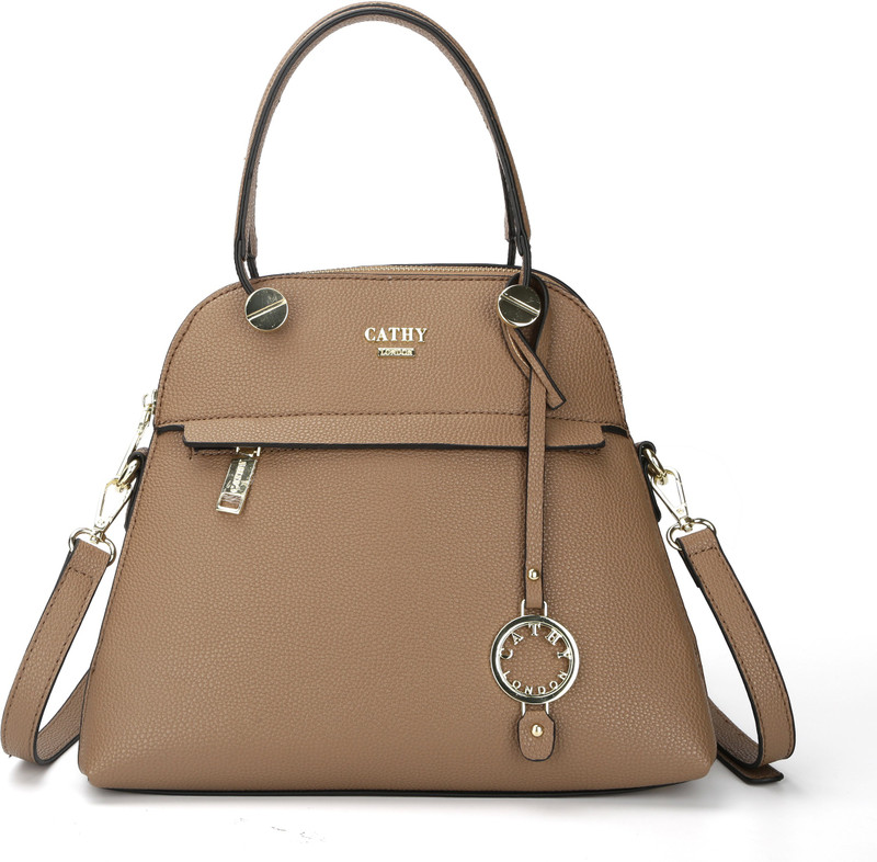 Cathy London Women Khaki Hand-held Bag Cathy London Women Khaki Hand-held Bag