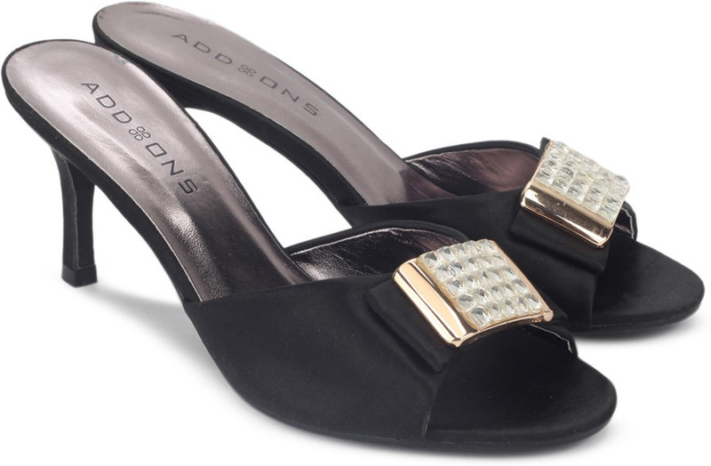 Addons Addons Black Colored Stilettos Women Black Heels Addons Addons Black Colored Stilettos Women Black Heels
