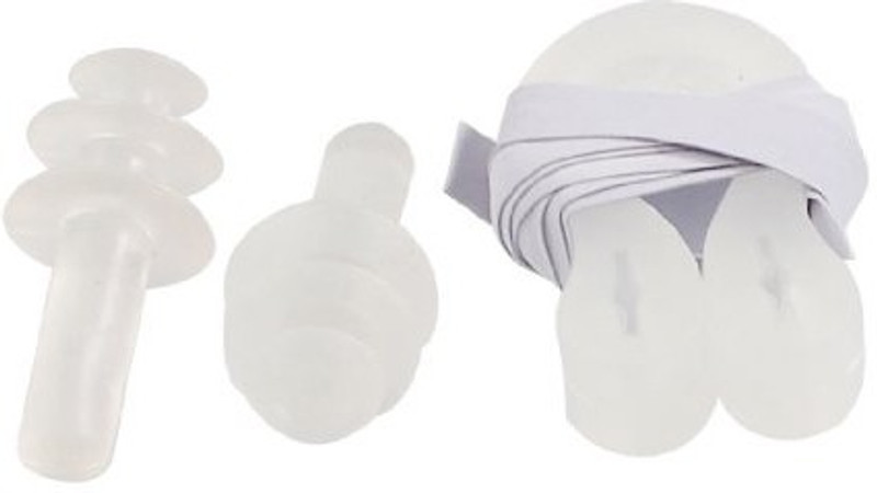 Futaba Swimming Ear Plug & Nose Clip(White)