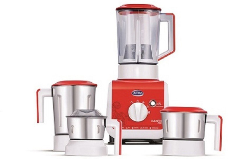 Elgi Vario+ 750 W Juicer Mixer Grinder(Red, 4 Jars)