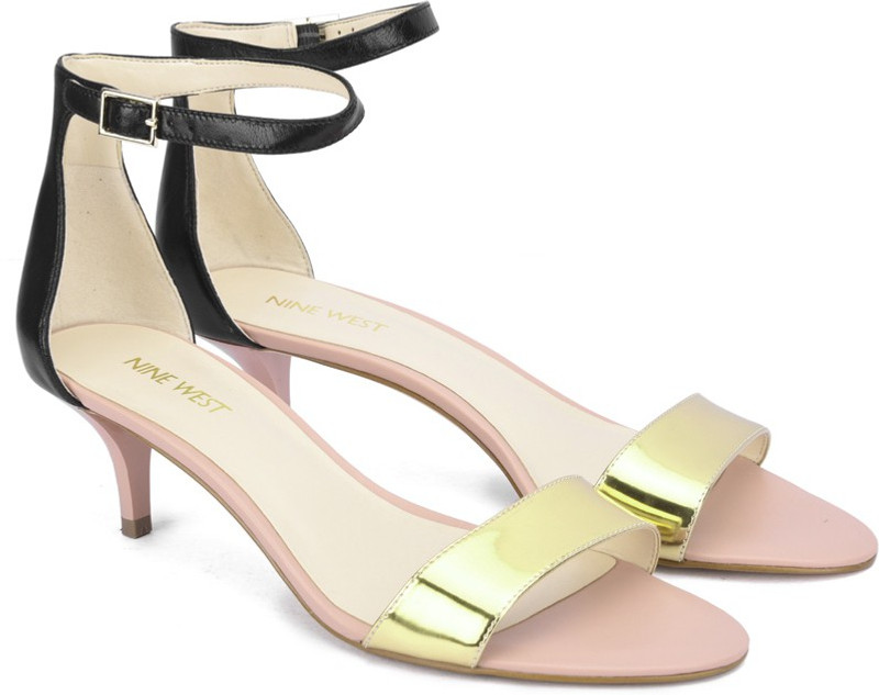 Nine West NWLEISA Women Gold Heels