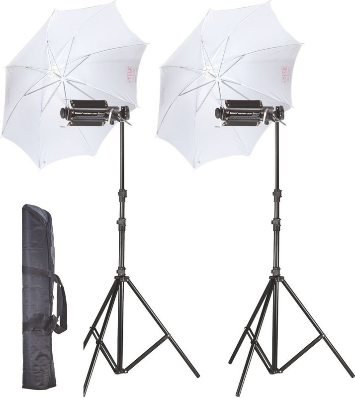 Simpex Portrait (Porta) Lite Kit with PL Stand Halogen Flash(Black)