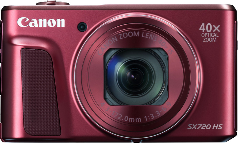 Canon Powershot SX720 HS(20.3 MP, 40x Optical Zoom, 80x Digital Zoom, Red)