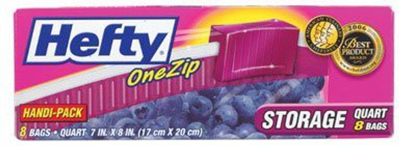 one zip bags