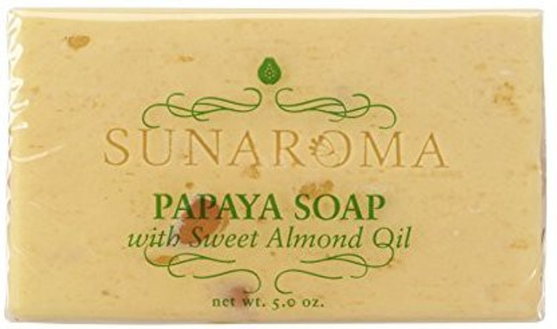 Sunaroma Relax Your Body & Soul - Aromatherapy Blend Papaya Noodle Soap With Sweet Almond Oil(141.7 g)