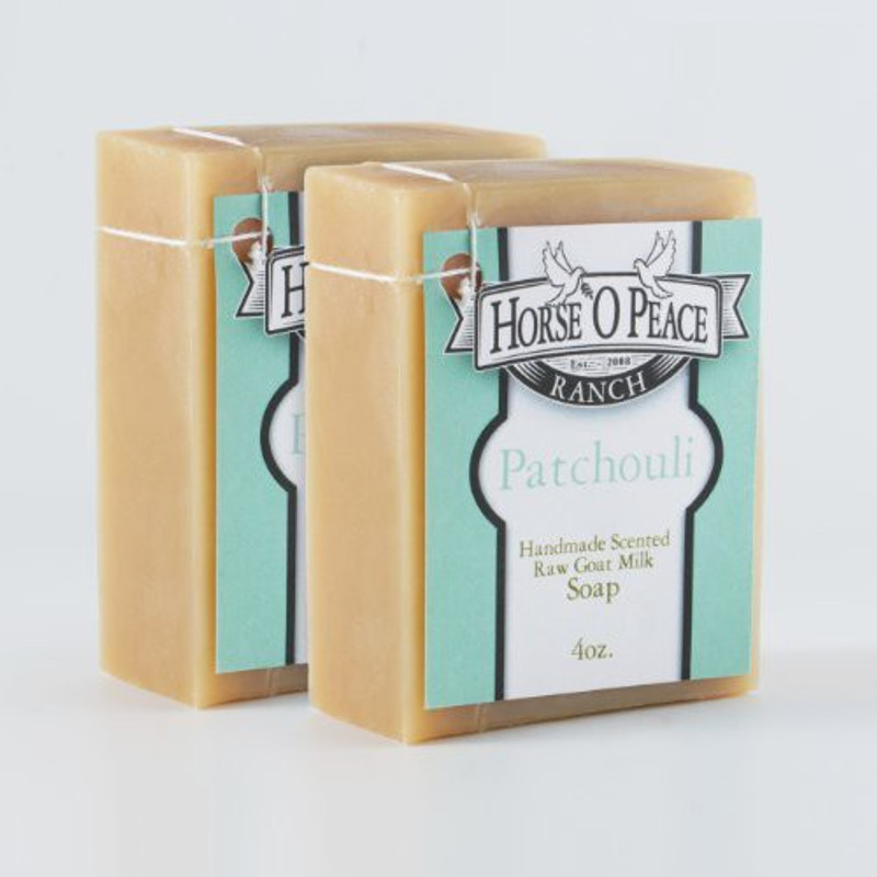 Horse 'O Peace Ranch Handmade Patchouli Goat Milk Soap(2 x 63.77 g)