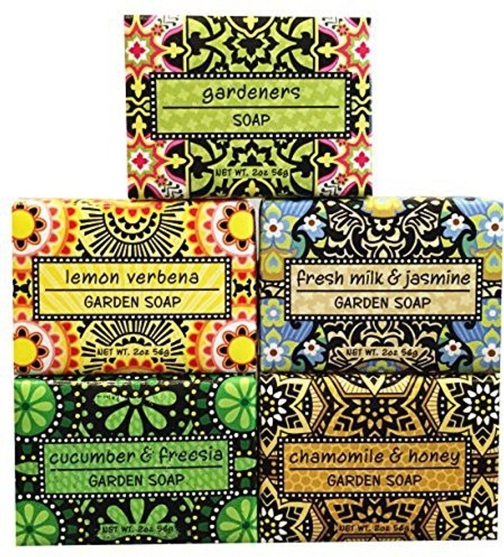 Greenwich Bay Trading Company Garden Salad French Triple Milled Shea Butter Mini Soap Block Set - Set Of 5(5 x 11.2 g)
