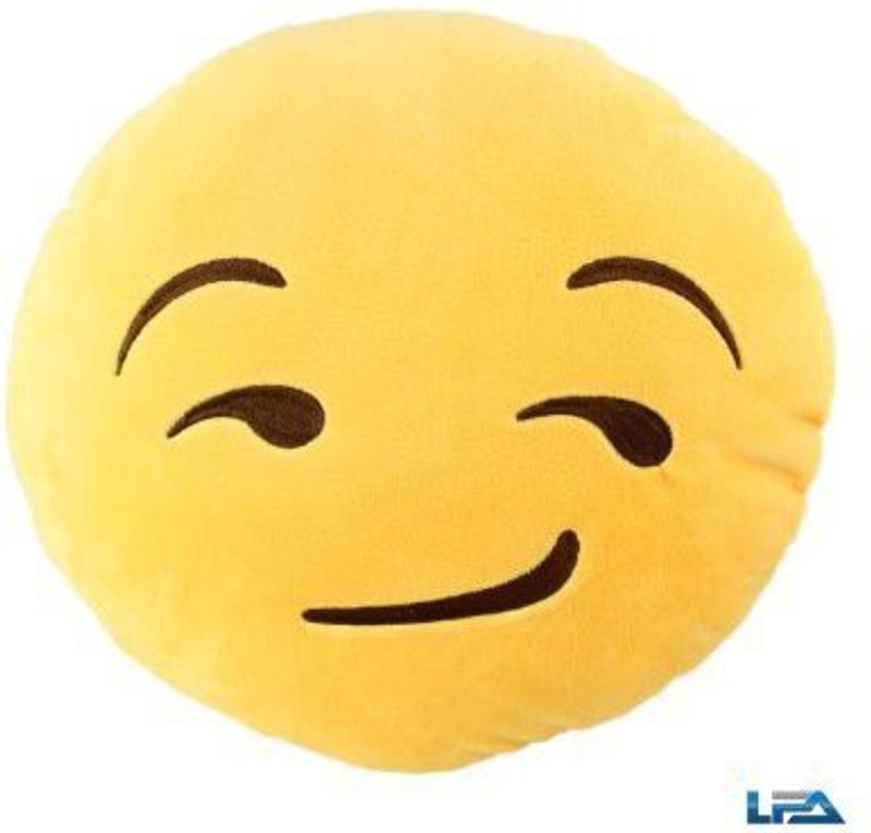2mbdesign Emoji 32Cm Silly Smiley Pillows Emoticon Round Cushion Pillow Stuffed Plush Soft Toy-Baby Face  - 0.7 inch(Yellow)
