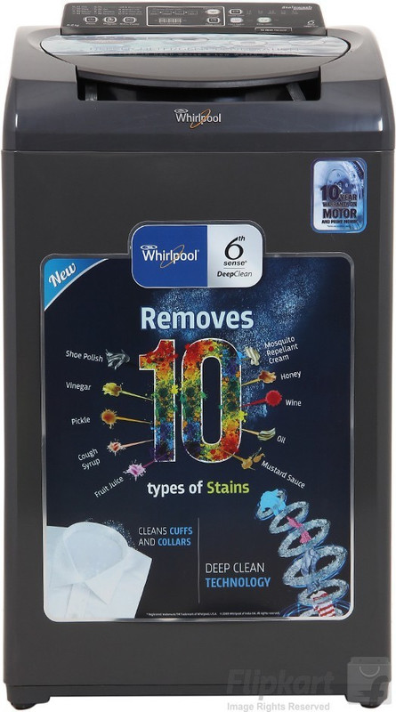 Whirlpool 6.2 kg Fully Automatic Top Load Grey(Stainwash Deep Clean 6.2)