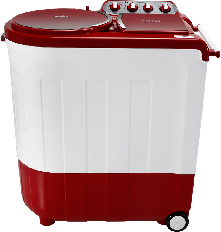 Whirlpool 8 kg Semi Automatic Top Load Red(Ace 8.0 stn free coral red-5 YR(l))