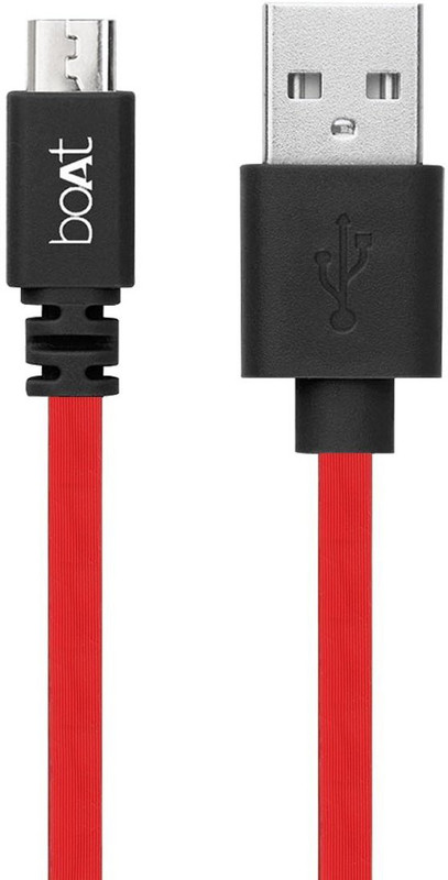 boAt Micro USB 240 Sync & Charge Cable(Red)