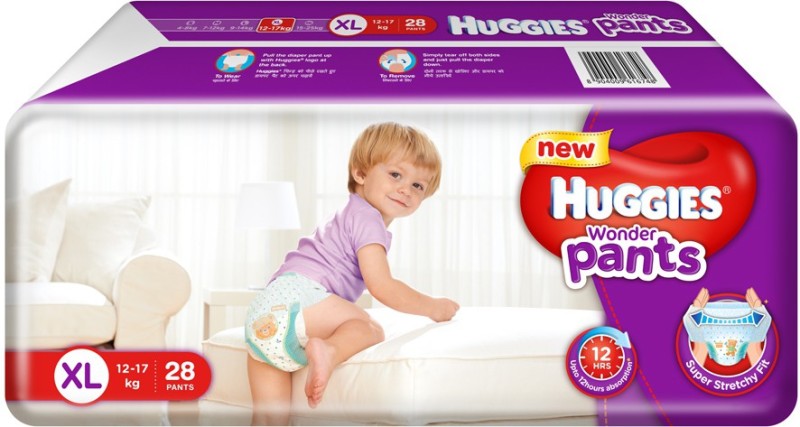 Huggies Baby Diaper WonderPants Pant XL 1217 kg 38 pcs  Alimohol