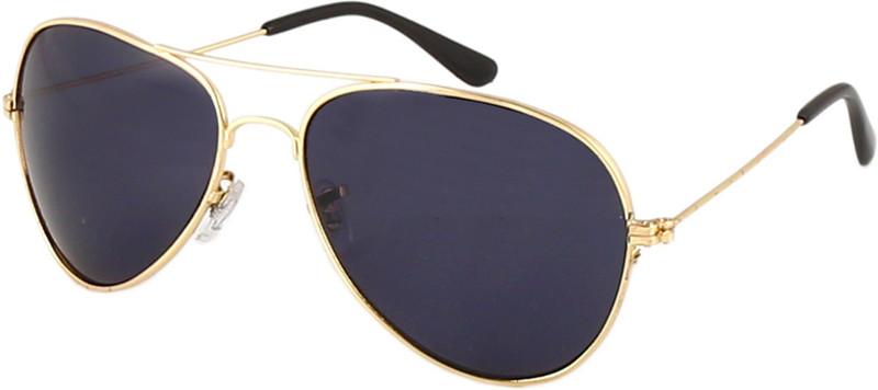 MALOCCHIO Aviator Sunglasses(Black)