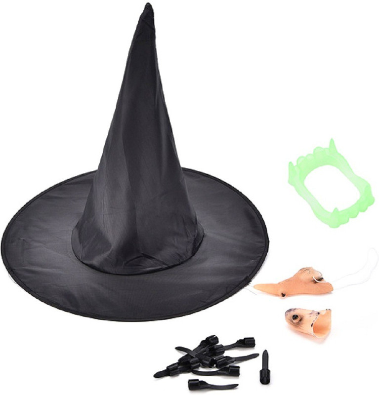 Futaba Witch Set for cosplay Halloween Party (including Nose Hat Chin Teeth Nails) Futaba Witch Set for cosplay Halloween Party (including Nose Hat Chin Teeth Nails)