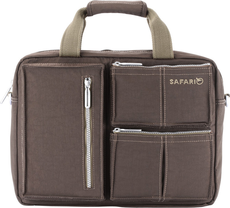 Safari SAHARA-SATCHEL-15 Medium Briefcase - For Men & Women(COFFEE)