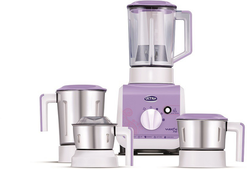 Elgi Vario+ Purple 750 W Juicer Mixer Grinder(Purple, 4 Jars)