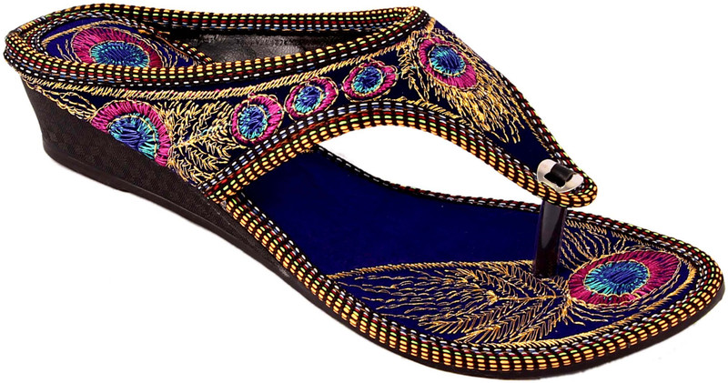 Glam World Women Blue Flats Glam World Women Blue Flats