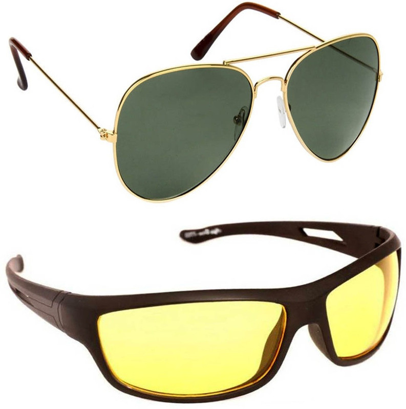 Magjons Aviator Sunglasses(Green) Magjons Aviator Sunglasses(Green)