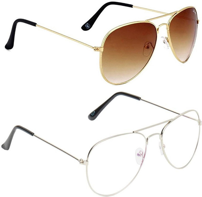 Magjons Aviator Sunglasses(Brown) Magjons Aviator Sunglasses(Brown)