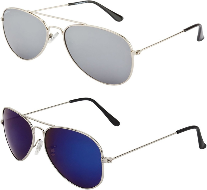 Magjons Aviator Sunglasses(Silver) Magjons Aviator Sunglasses(Silver)