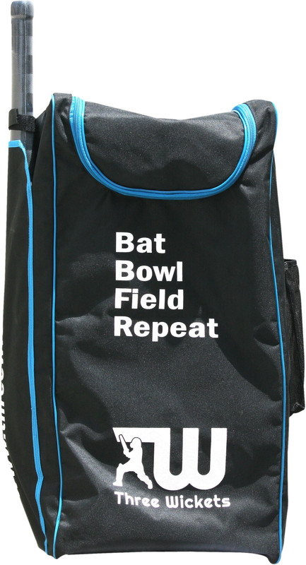 three wickets Academy(Black, Backpack)