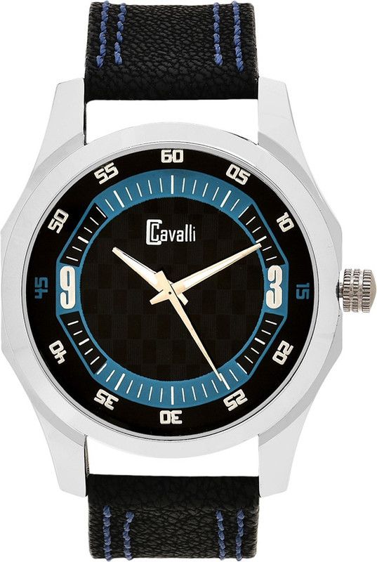 cavalli CW265 Designer Case Black Dial Analog Watch  - For Men