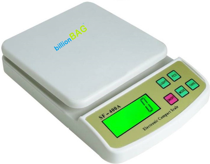 Billionbag Durable Ultra Light 10 kg Digital Multi-Purpose Kitchen Weighing Scale(Off-White)