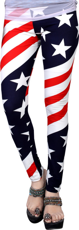 beelee typs Ankle Length Legging(Multicolor, Geometric Print)