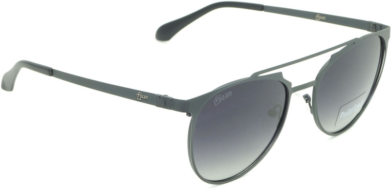 FIZAN Round Sunglasses(Black)