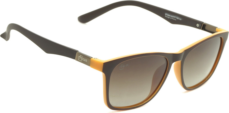 FIZAN Wayfarer Sunglasses(Brown)