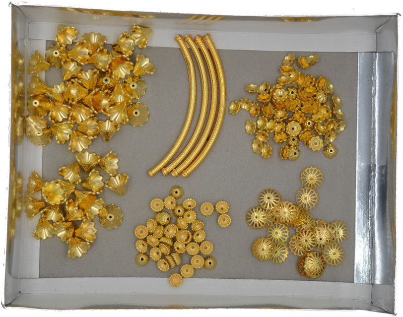 ecaart Flower Cap/Bend Pipe for Jewellery Makings