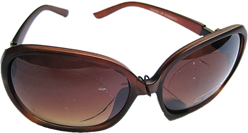 Muccasacra Over-sized Sunglasses(Brown)