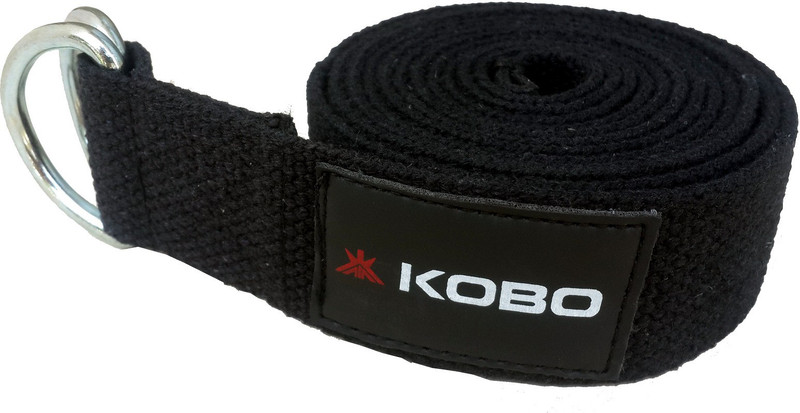 Kobo Wta-22 Cotton Yoga Strap(Black)