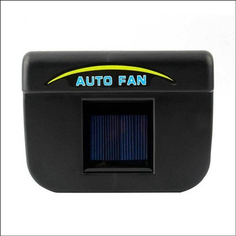 vu4 Solar Powered Auto Ventilation Car Interior Fan(0 V)