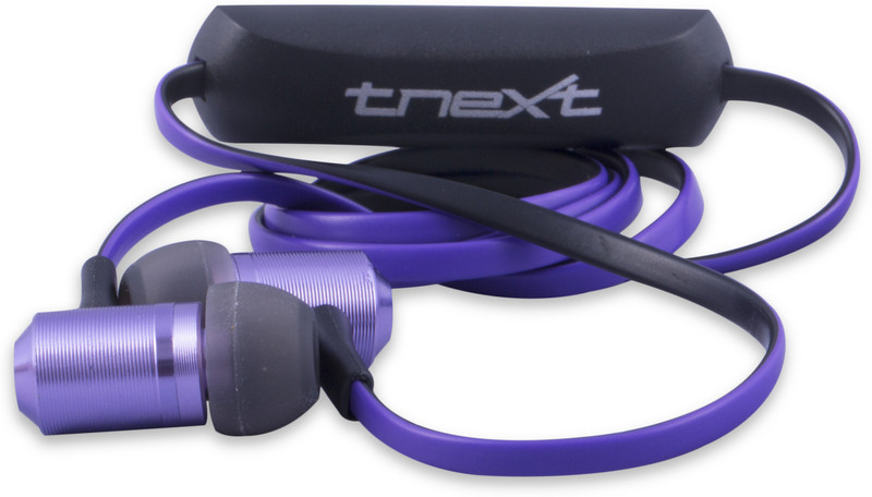 tnext S9 Headset with Mic(Purple, Black, In the Ear)