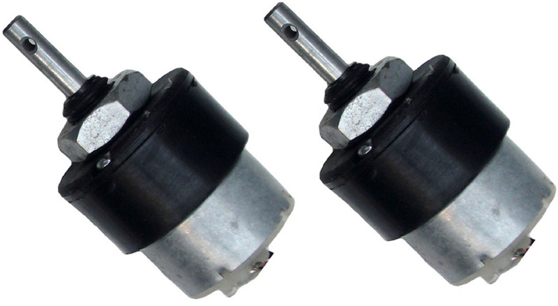 NASA Tech 100 RPM DC geared helical motor (2pcs)(Multicolor)