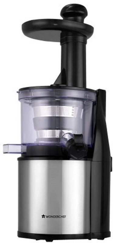 Wonderchef 8904214706364 cold press slow juicer compact 200 W Juicer(black silver, 2 Jars)