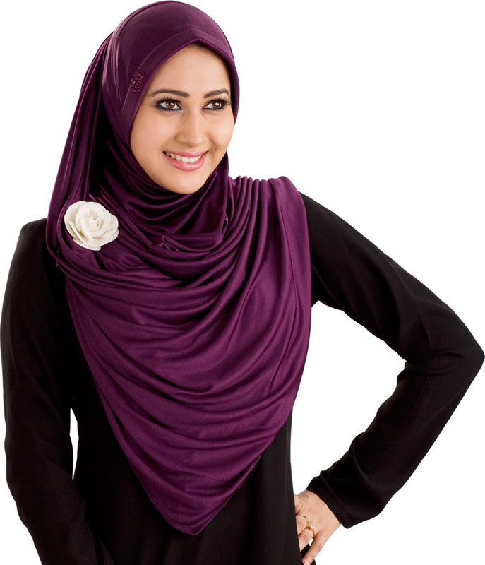 mehar hijab Solid Cotton Blend Women Scarf