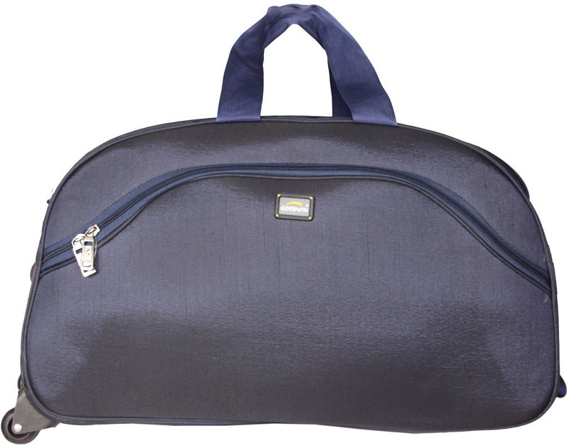 HANDCUFFS duffle blue 24 Waterproof Trolley(Blue, 24 inch)