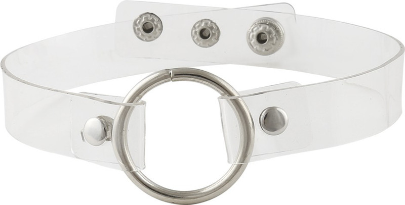 the bling stores Transperent Belt Unique Choker Plastic Choker