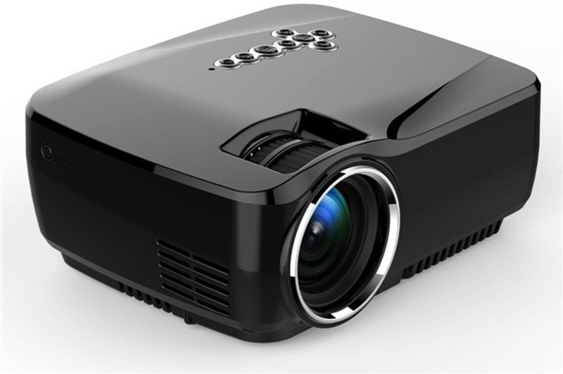 ViviBright GP70 UP Projector Android & WIFI w / HDMI VGA AV USB 1200 lm LED 1200 lm LED Corded Portable Projector(Black)