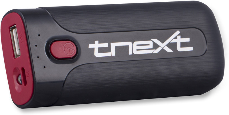 tnext 5200 mAh Power Bank (clip02, The Universal )(Black, Lithium-ion)
