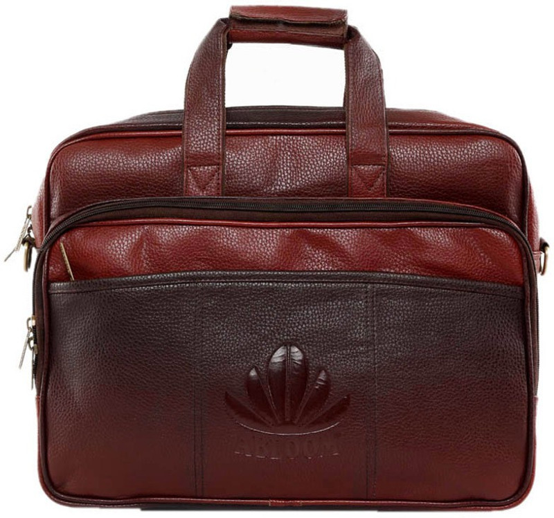 ABLOOM ABLM1509 Medium Briefcase - For Men(Brown)