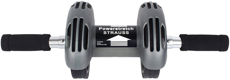 VibeX ® Powerstretch AB Wheel Roller Exercise Fitness Slim Body Roller Power Stretch Strauss Adjustable Resistance Ab Care ing Toner Ab Exerciser(Black) VibeX ® Powerstretch AB Wheel Roller Exercise Fitness Slim Body Roller Power Stretch Strauss Adjustable Resistance Ab Care ing Toner Ab Exerciser(Black)