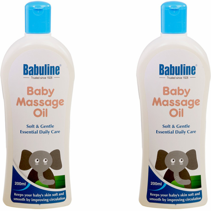 Babuline Baby Massage Oil (Pack of 2)(White)
