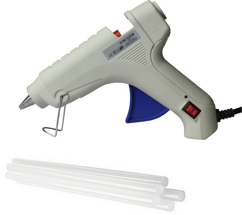 iwill Transparent Hot Melt Glue Sticks With 40W Gun For Decoration & DIY - 5 g