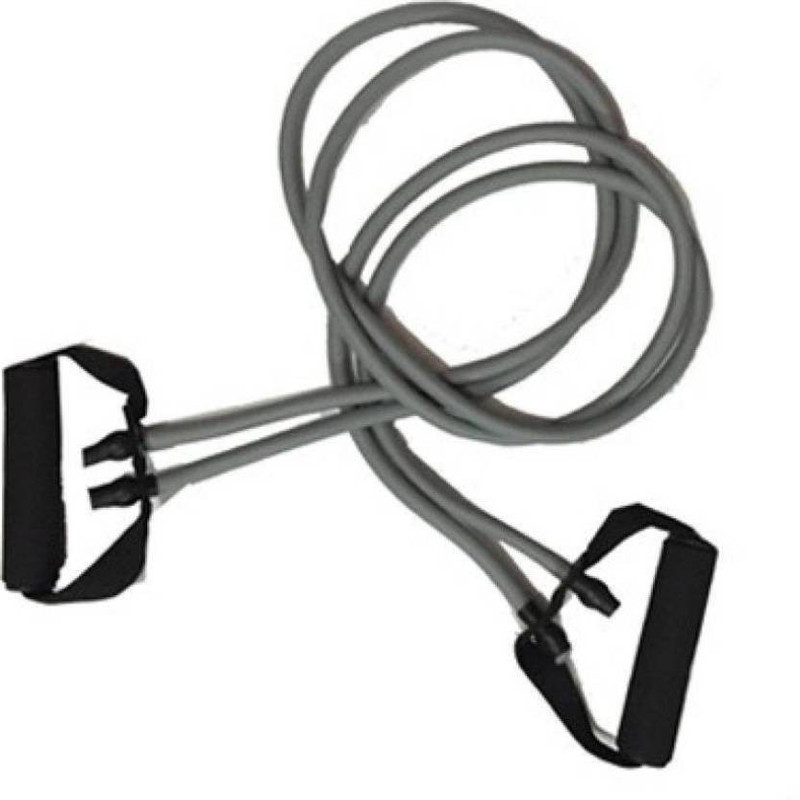 HOMMER Double Handle Double Cord Toning Resistance Tube(Black) HOMMER Double Handle Double Cord Toning Resistance Tube(Black)