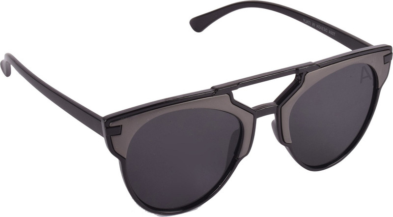 Aligatorr Rectangular Sunglasses(Black)