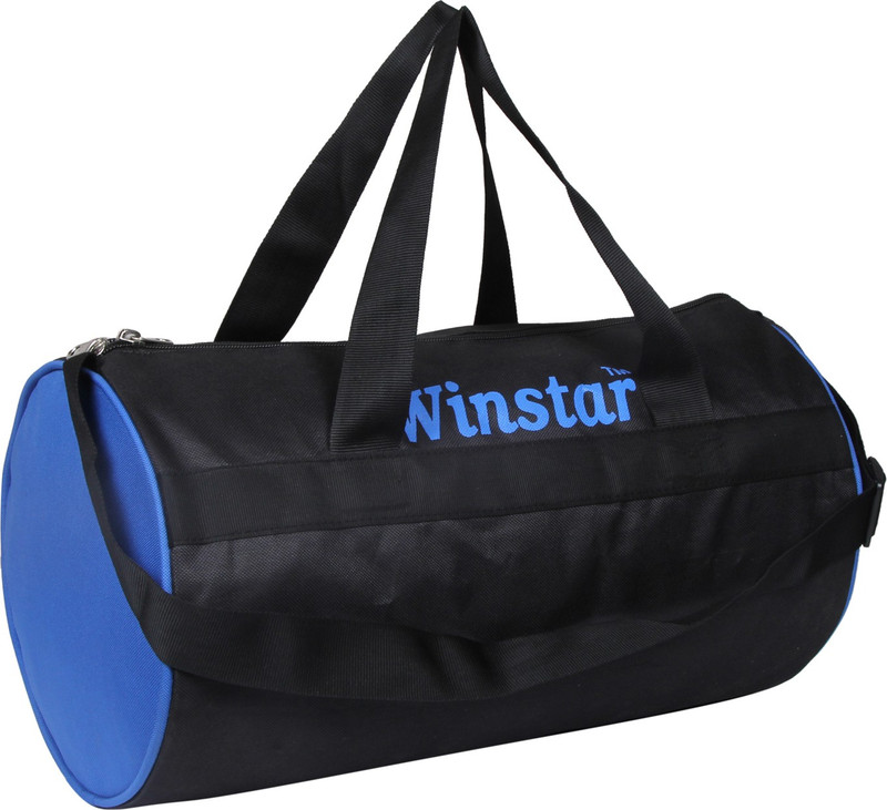 Winstar Winstar Jay Black And Blue Gym Bag Gym Bag(Black, Kit Bag)
